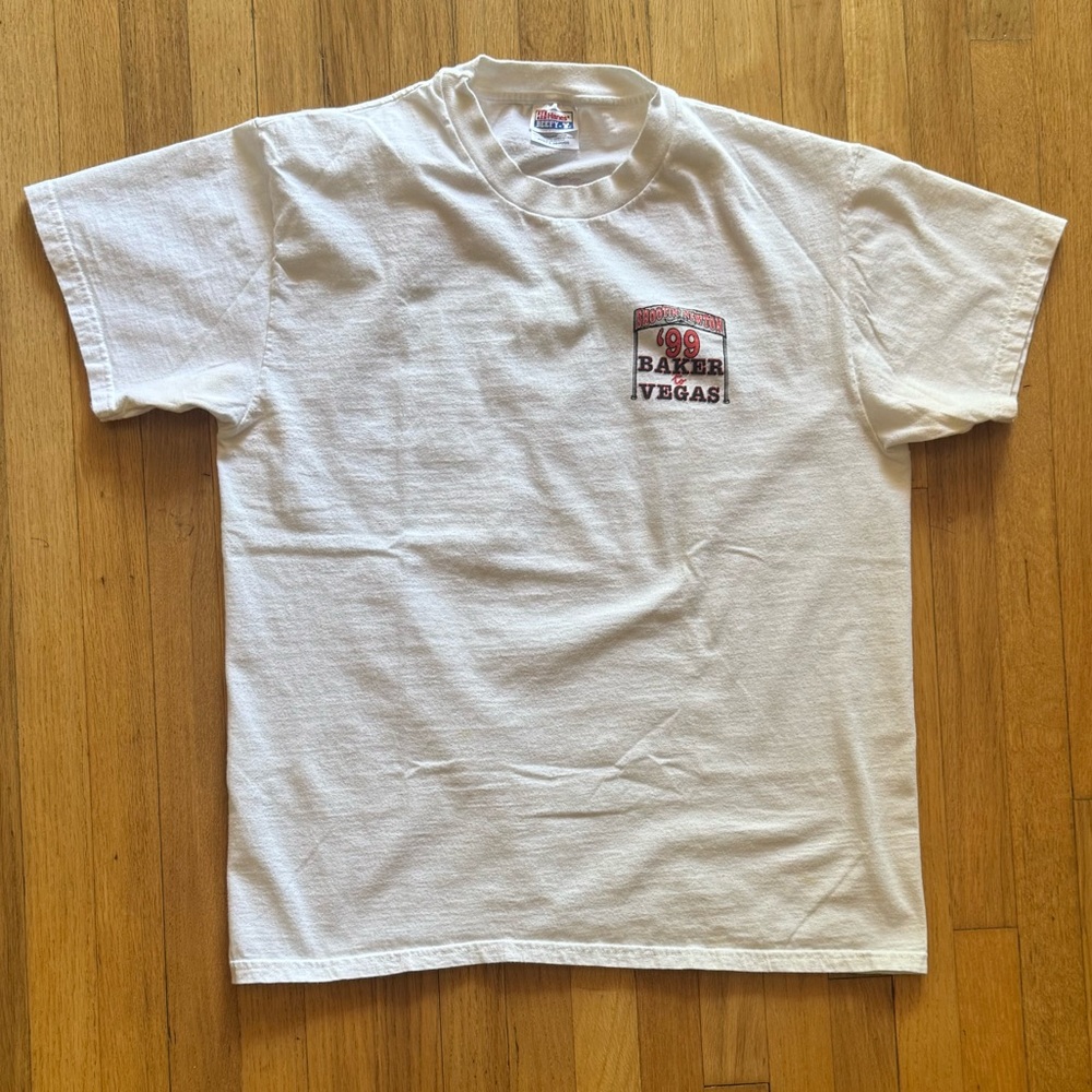 Vintage 1999 Baker to Vegas Newton LAPD Shirt Large